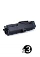 Compatible Kyocera TK-1154 Black Toner - 3000 pages Value Pack (3 Black)