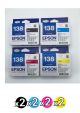 Genuine Epson 138 Value Pack (2 Black + 2 Cyan + 2 Magenta + 2 Yellow)