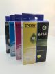 Genuine Epson 676XL Value Pack (1 Black + 1 Cyan + 1 Magenta + 1 Yellow)