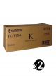 Genuine Kyocera TK-1154 Black Toner - 3000 pages Value Pack (2 Black)